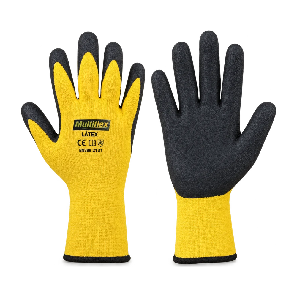 Guante Multiflex Látex amarillo