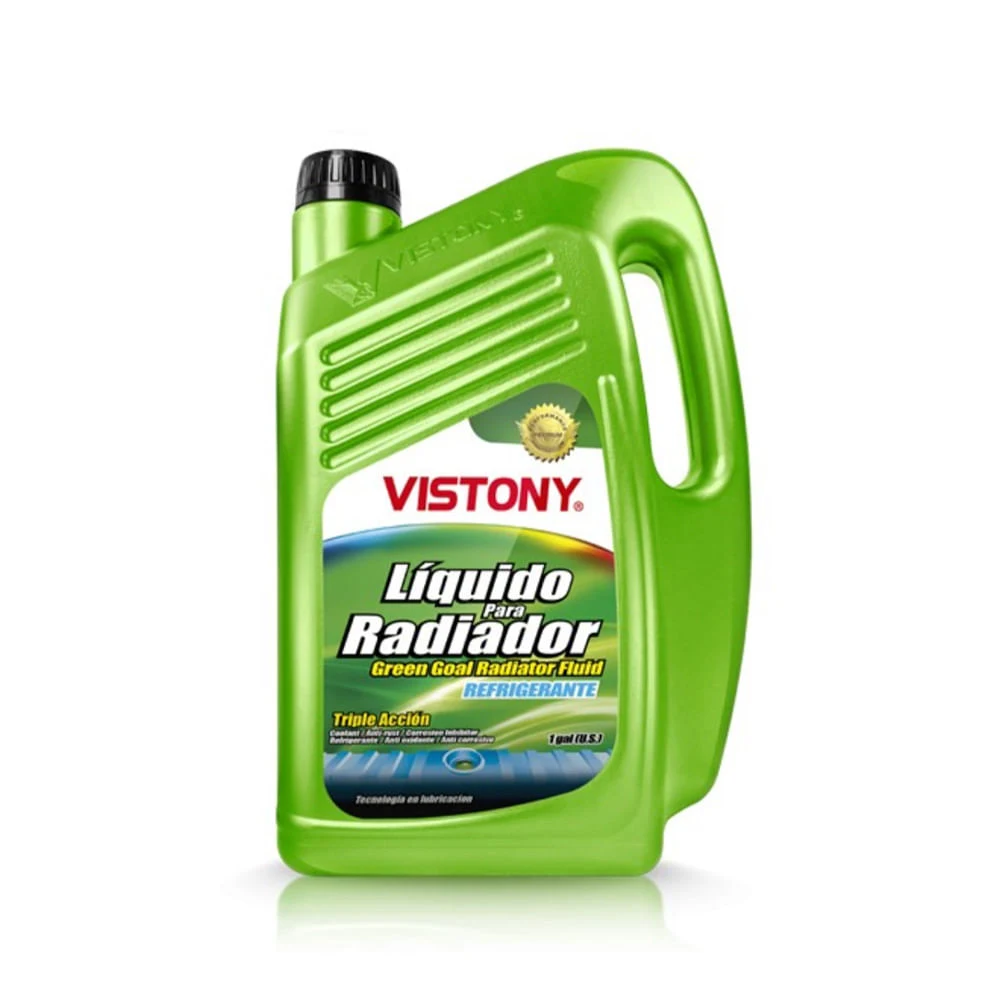 Líquido Refrigerante Vistony Gasolinero Triple Acción Verde